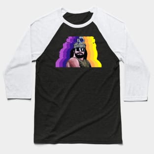 Macho Man Retro Fade Baseball T-Shirt